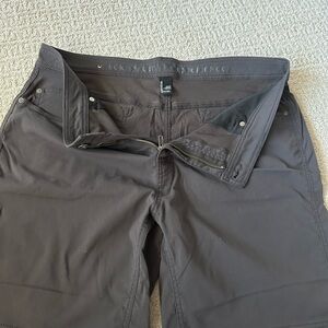 Prana charcoal, gray Men's Zip Fly Pants